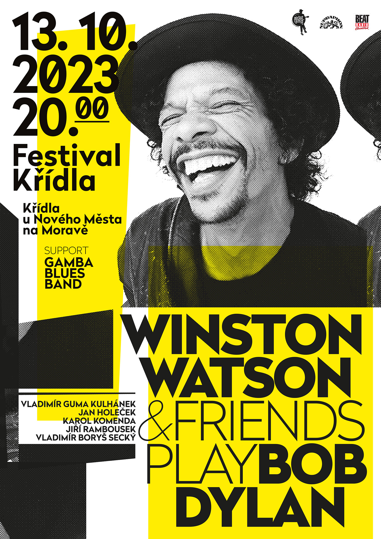 Winston Watson & friends v pátek na Festivalu Křídla